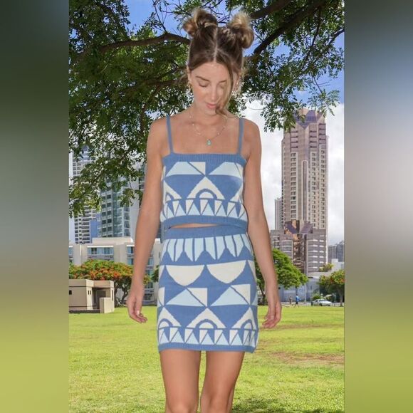 Miss Sparkling Mid century knit set - Picture 1 of 6